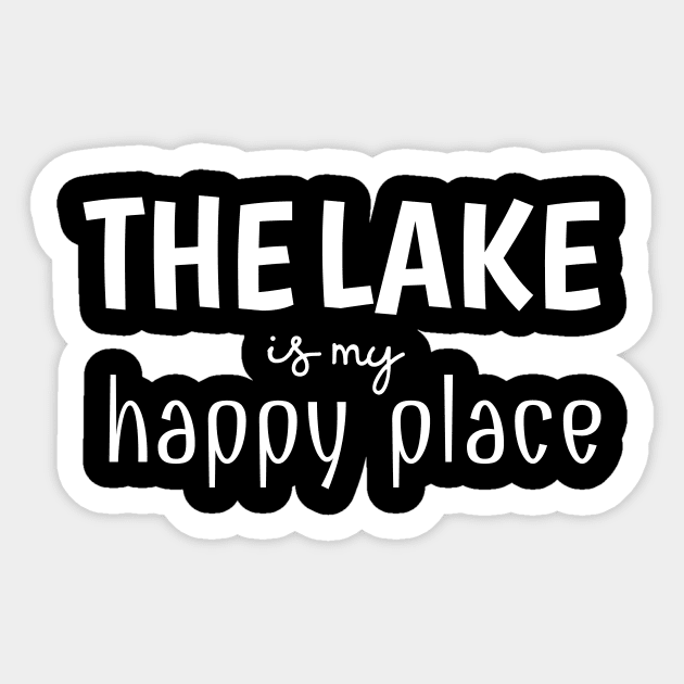 The Lake Is My Happy Place Shirt For Compare  Lake Days Shirt, Cute Summer Shirt, Lake Shirt, Boat Shirt, Cute Shirt, Cute Shirt with Sayings for Women Sticker by Tee-quotes 